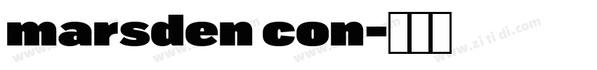 marsden con字体转换